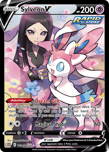 Sylveon V, Brilliant Stars Trainer Gallery TG14