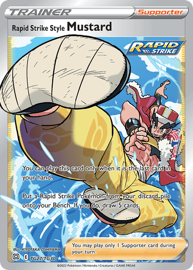 Rapid Strike Style Mustard, Brilliant Stars Trainer Gallery TG27