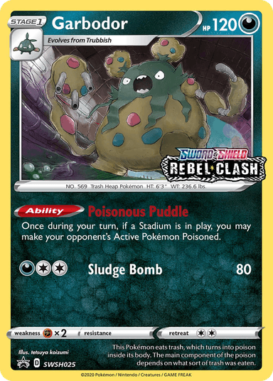 Garbodor, SWSH Black Star Promos SWSH025