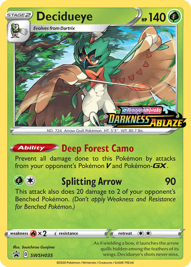 Decidueye, SWSH Black Star Promos SWSH035