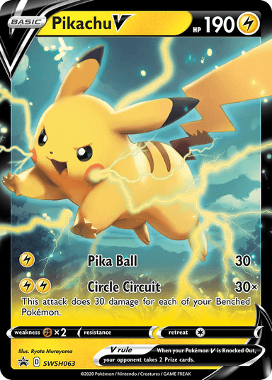 Pikachu V, SWSH Black Star Promos SWSH063