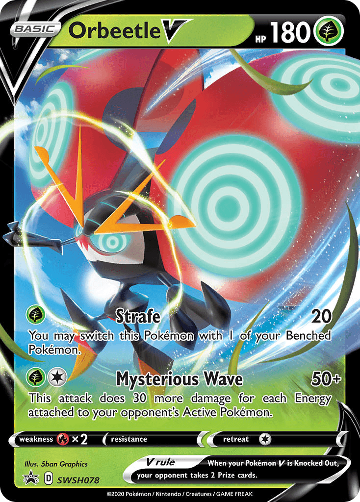 Orbeetle V, SWSH Black Star Promos SWSH078