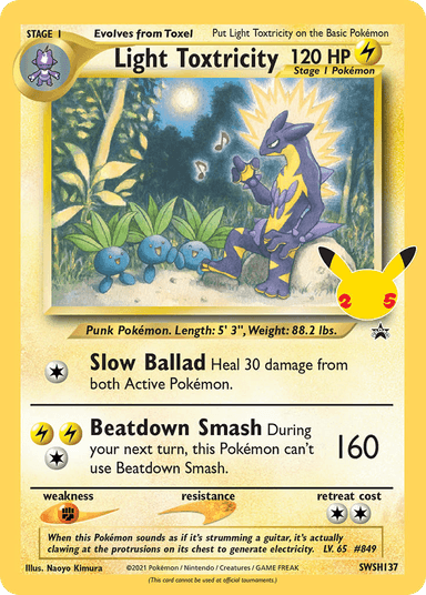 Light Toxtricity, SWSH Black Star Promos SWSH137