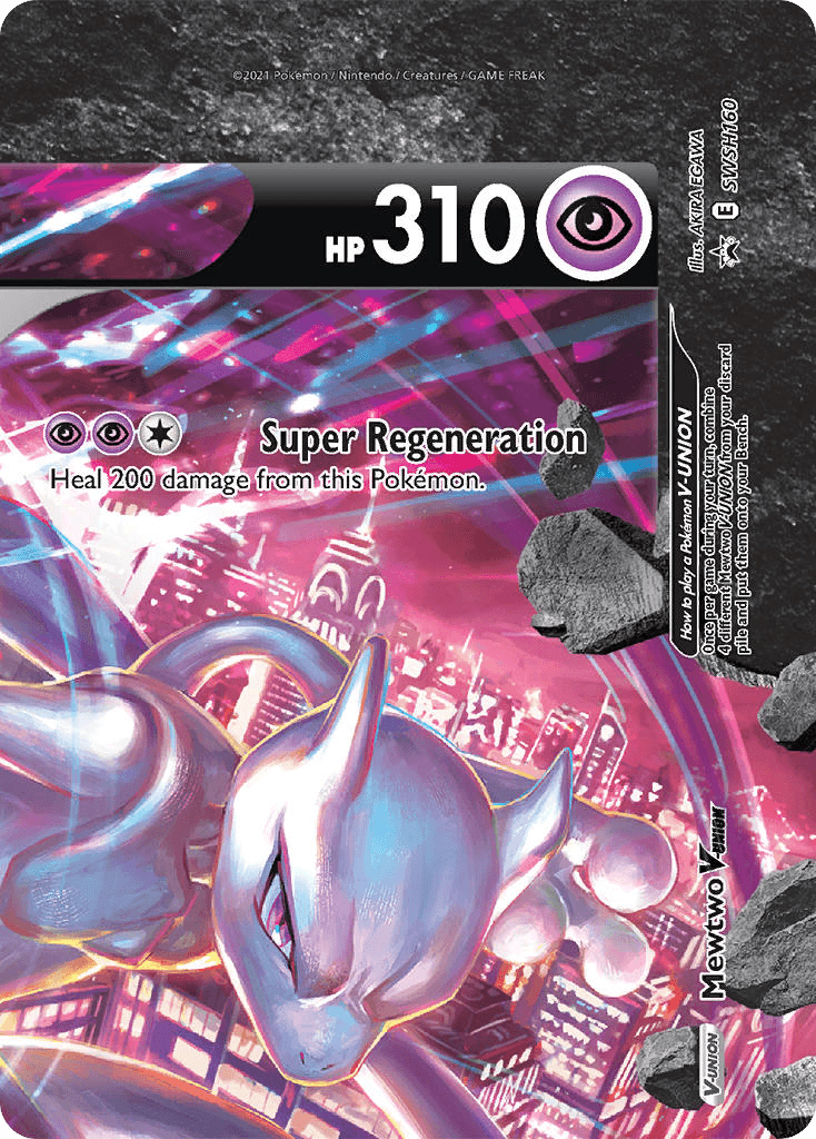Mewtwo V-UNION, SWSH Black Star Promos SWSH160
