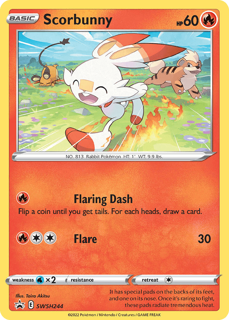 Scorbunny, SWSH Black Star Promos SWSH244