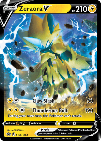 Zeraora V, SWSH Black Star Promos SWSH263