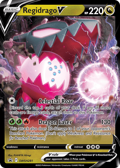 Regidrago V, SWSH Black Star Promos SWSH281