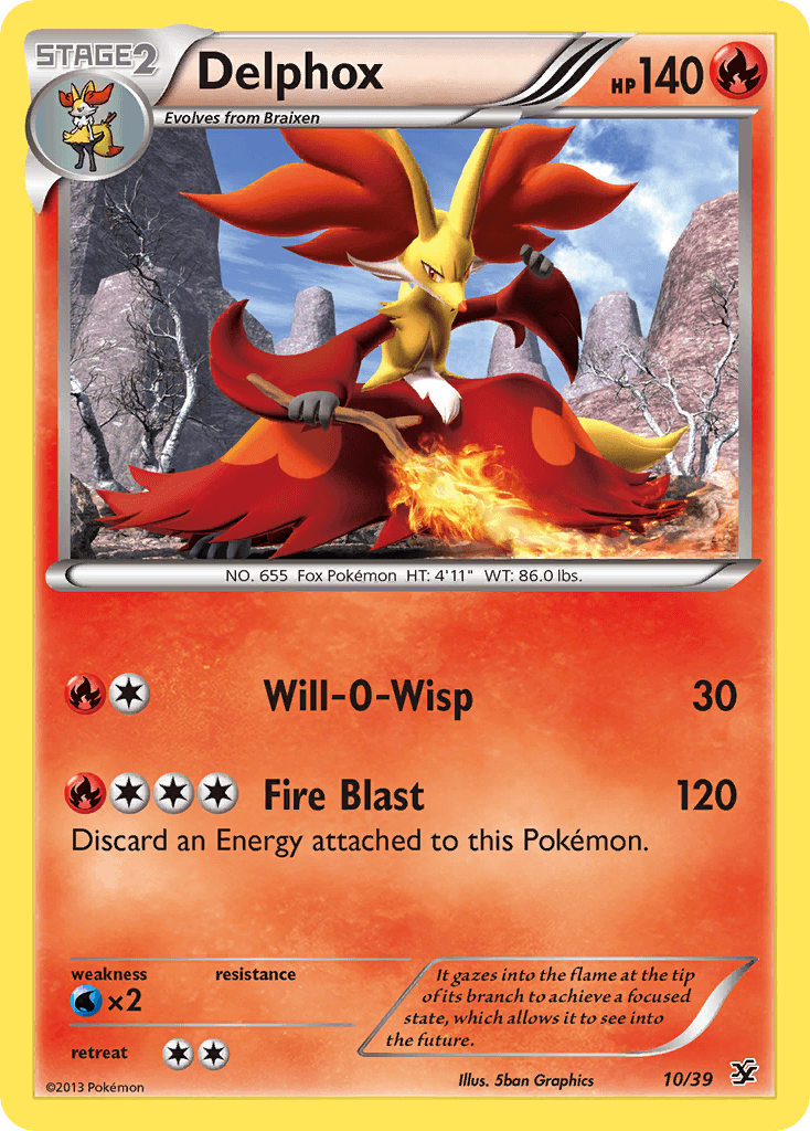 Delphox, Kalos Starter Set 10