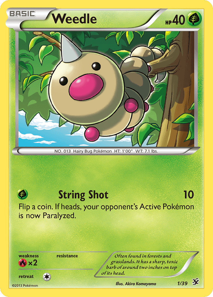 Weedle, Kalos Starter Set 1
