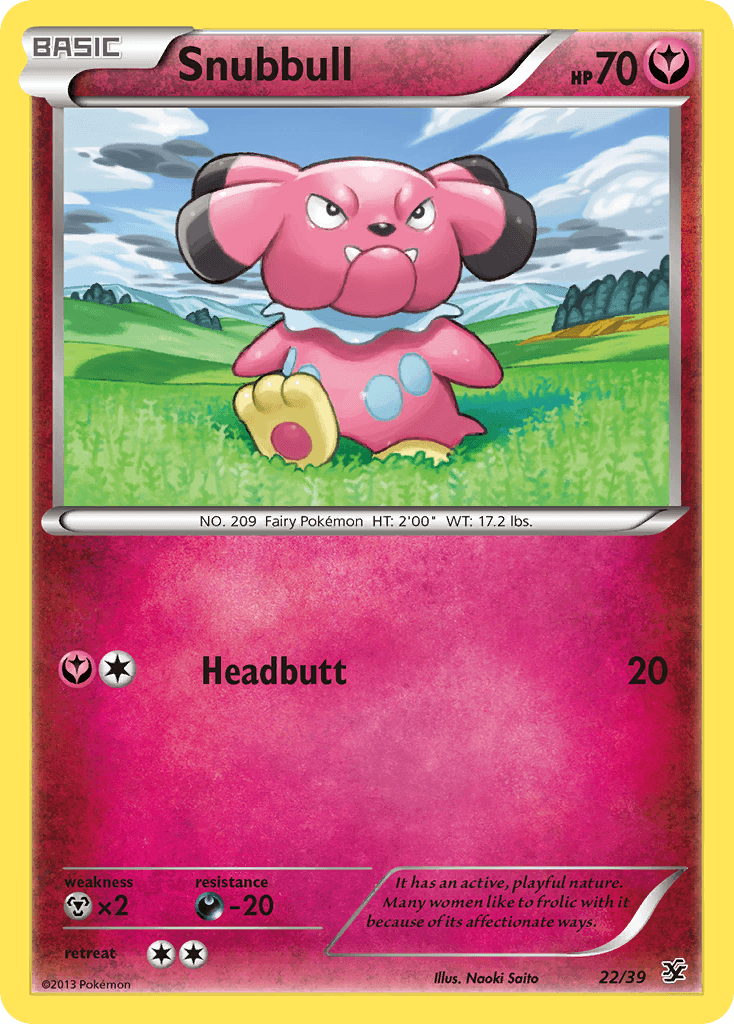Snubbull, Kalos Starter Set 22