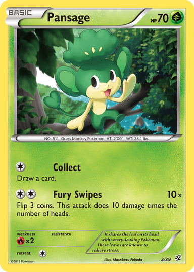 Pansage, Kalos Starter Set 2