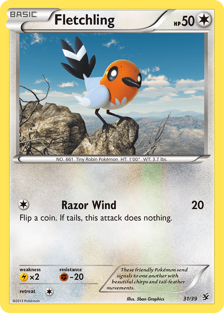 Fletchling, Kalos Starter Set 31