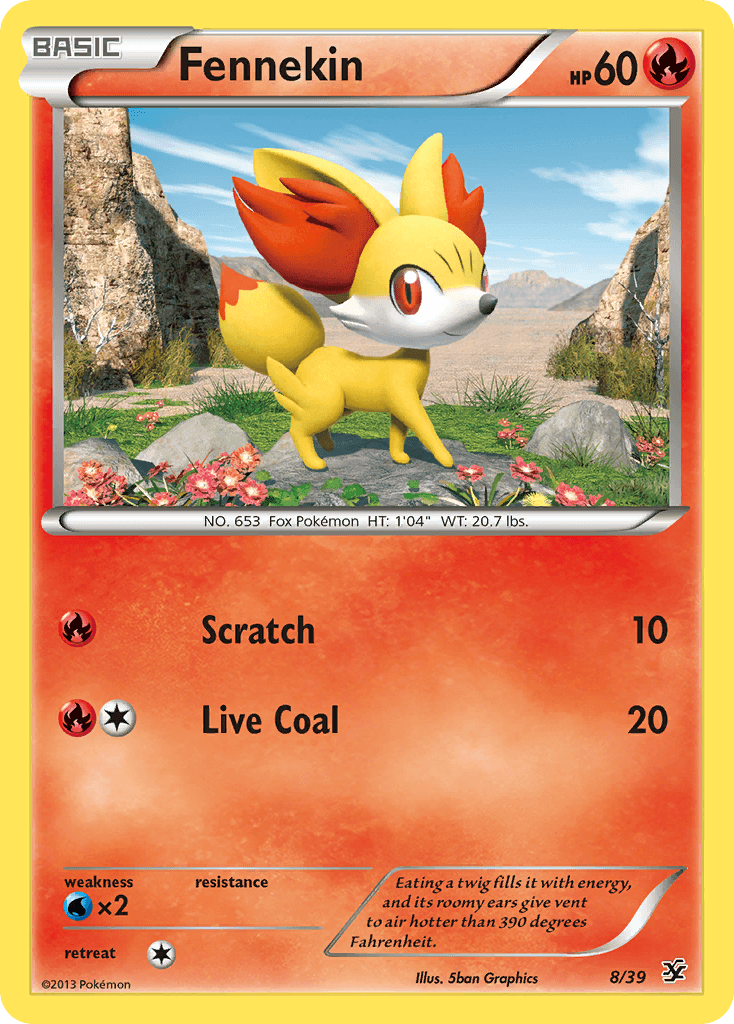 Fennekin, Kalos Starter Set 8