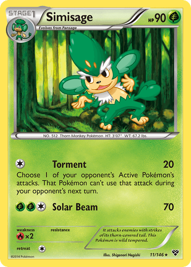 Simisage, XY 11