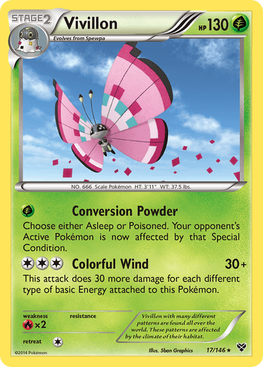 Vivillon, XY 17