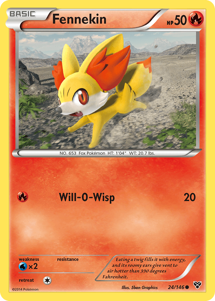 Fennekin, XY 24