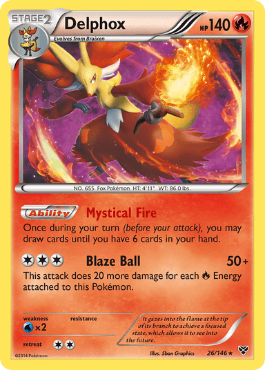 Delphox, XY 26