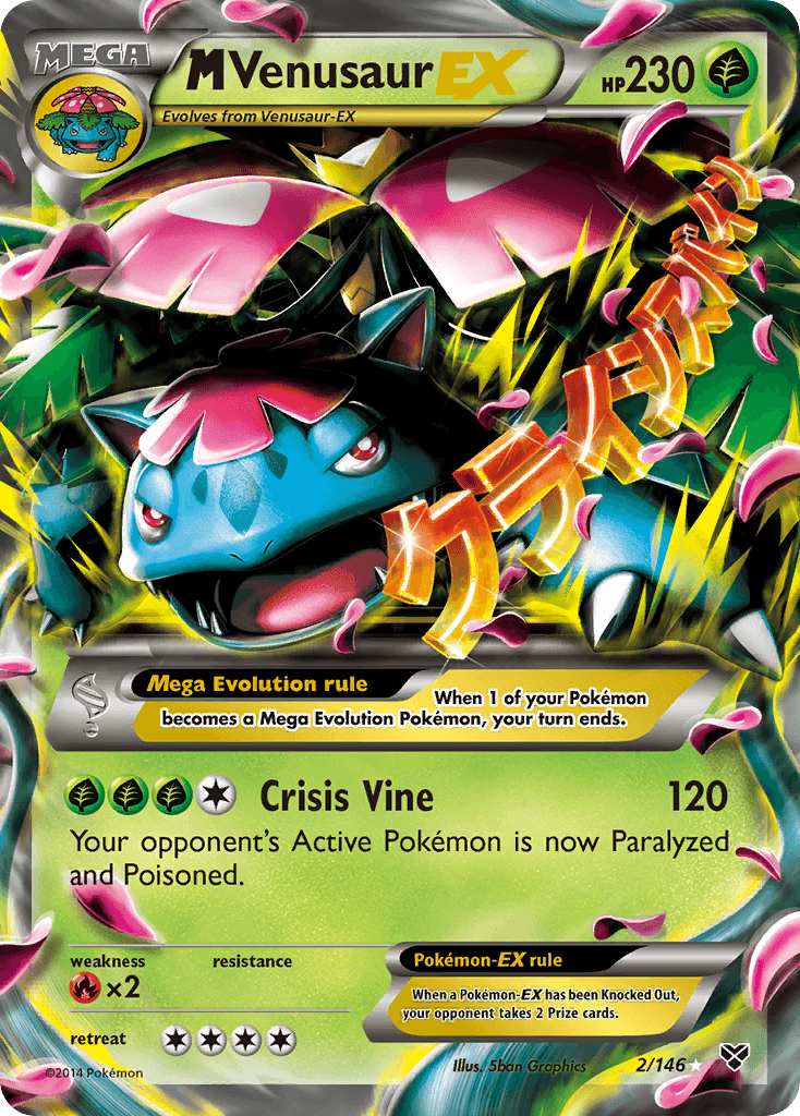M Venusaur-EX, XY 2