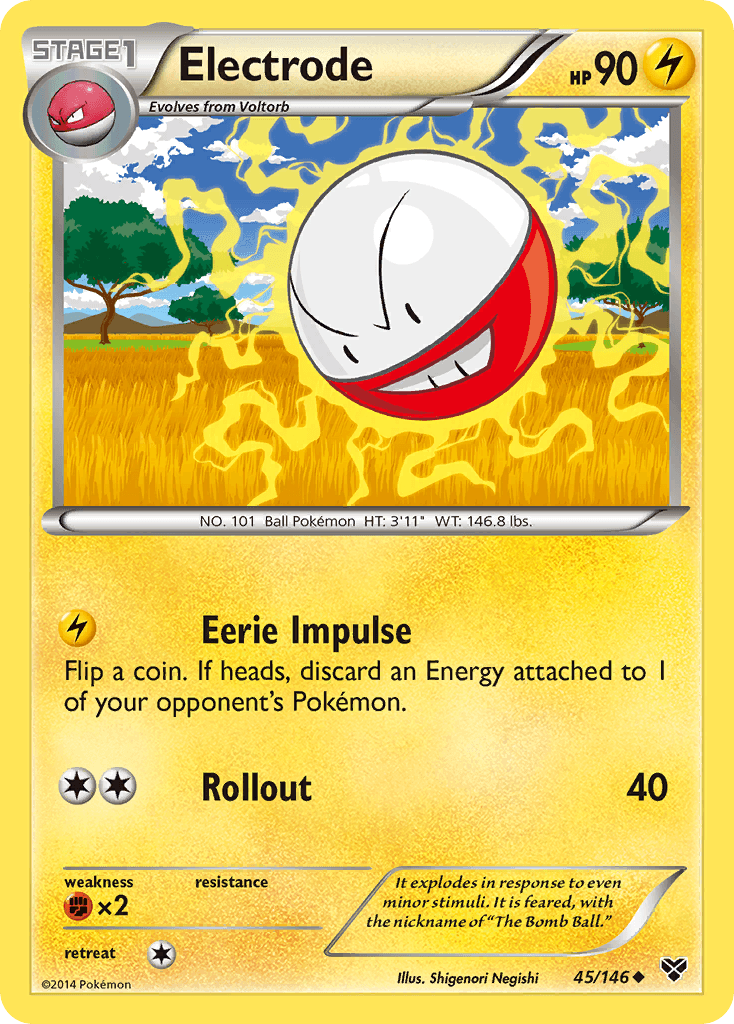 Electrode, XY 45