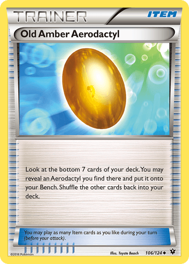 Old Amber Aerodactyl, Fates Collide 106
