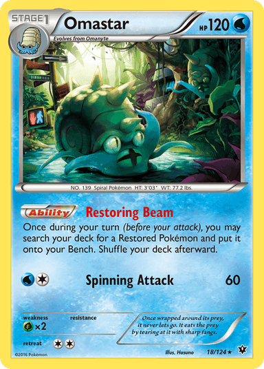 Omastar, Fates Collide 18