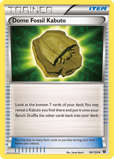 Dome Fossil Kabuto, Fates Collide 96