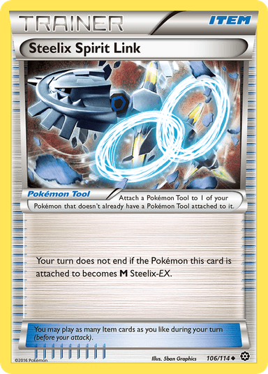 Steelix Spirit Link, Steam Siege 106