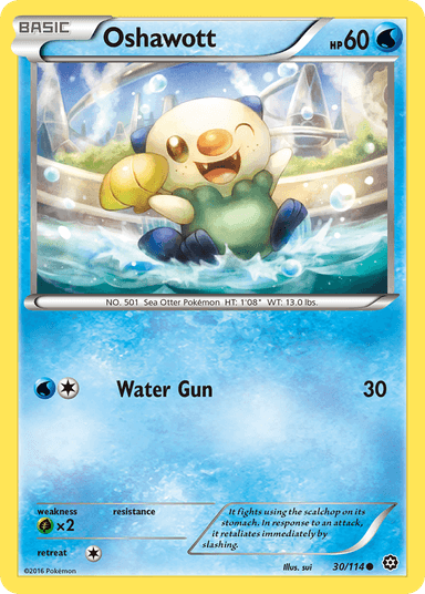 Oshawott, Steam Siege 30
