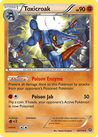 Toxicroak, Steam Siege 59