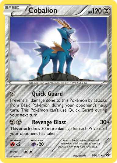 Cobalion, Steam Siege 74