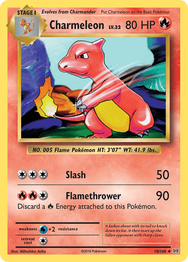 Charmeleon, Evolutions 10