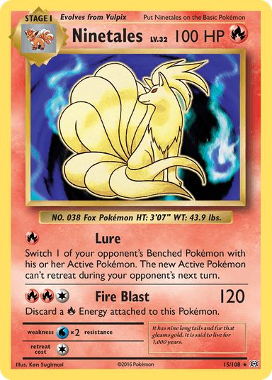 Ninetales, Evolutions 15