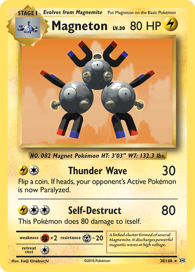 Magneton, Evolutions 38