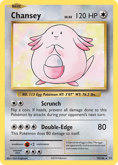 Chansey, Evolutions 70