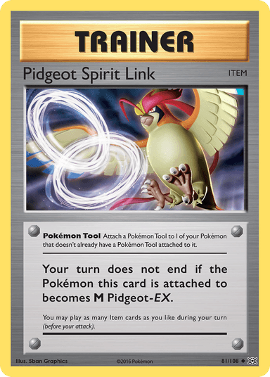 Pidgeot Spirit Link, Evolutions 81