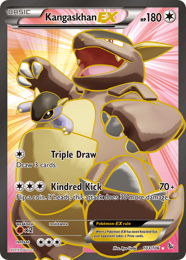 Kangaskhan-EX, Flashfire 103