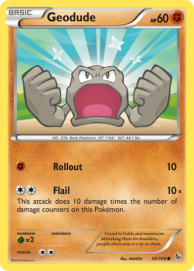 Geodude, Flashfire 45