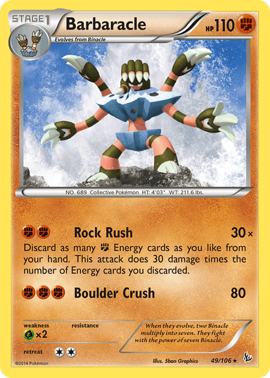 Barbaracle, Flashfire 49
