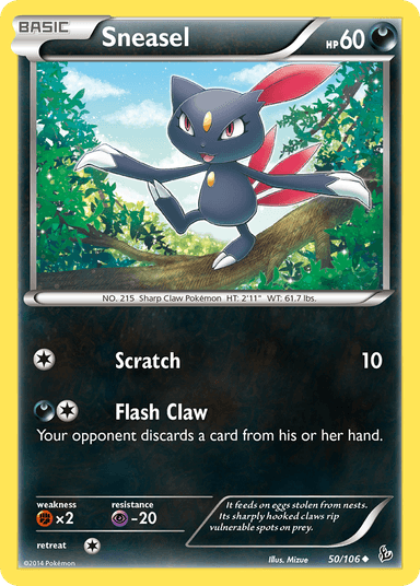 Sneasel, Flashfire 50