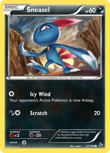 Sneasel, Flashfire 51