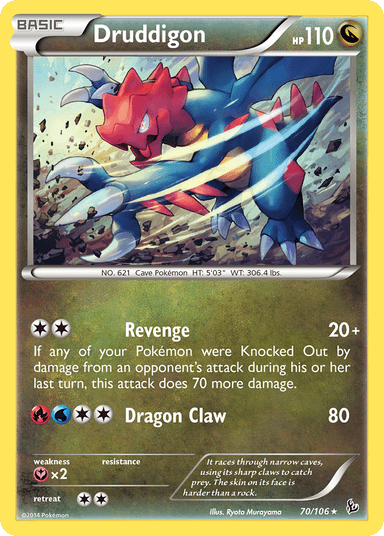 Druddigon, Flashfire 70