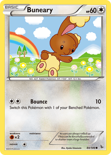 Buneary, Flashfire 84