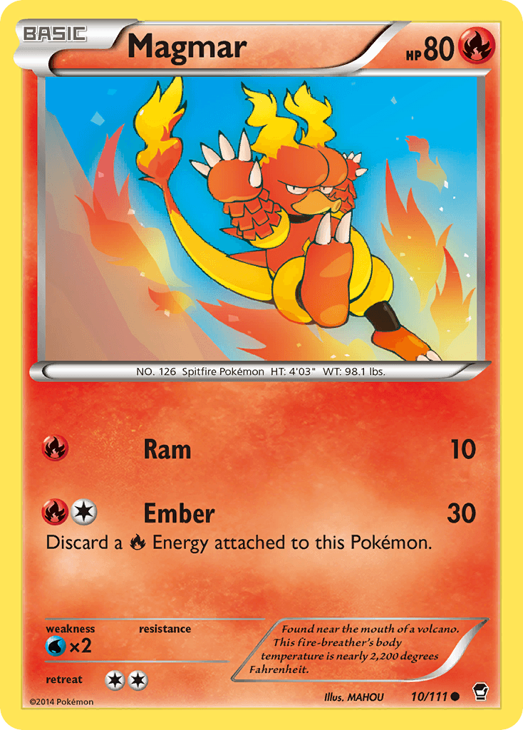 Magmar, Furious Fists 10