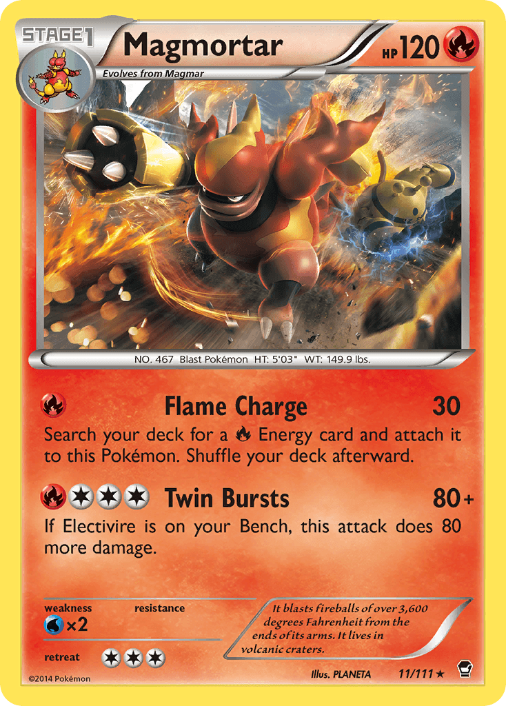 Magmortar, Furious Fists 11