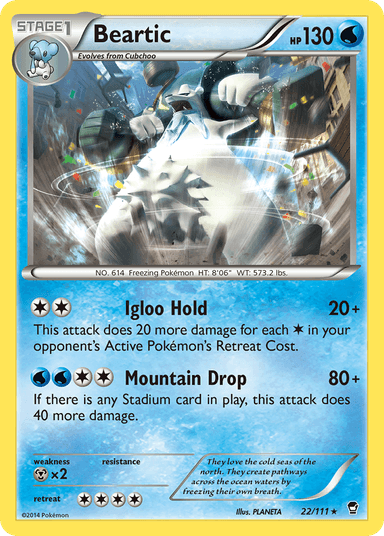 Beartic, Furious Fists 22