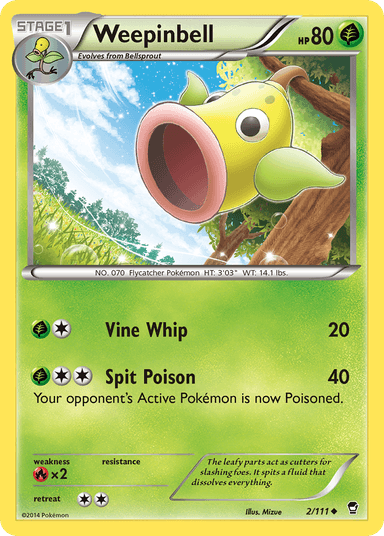 Weepinbell, Furious Fists 2