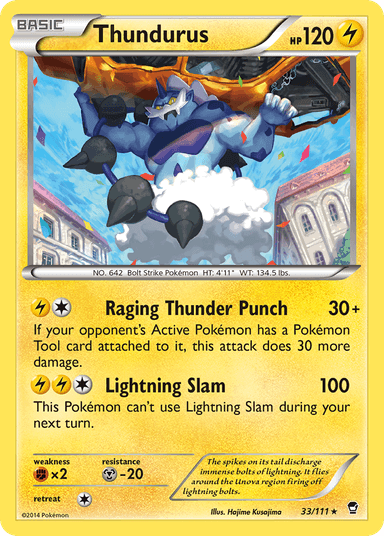 Thundurus, Furious Fists 33