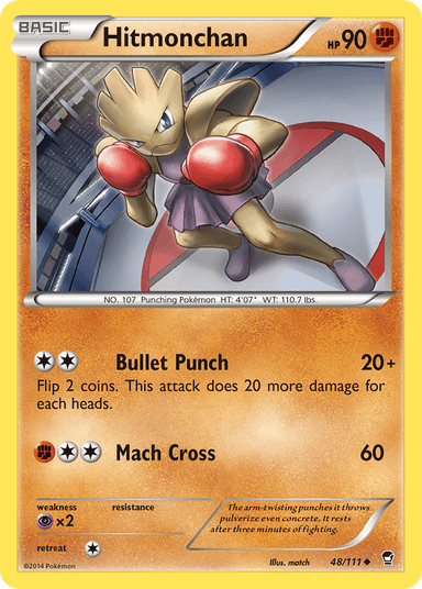 Hitmonchan, Furious Fists 48