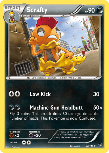Scrafty, Furious Fists 67