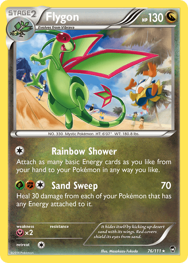 Flygon, Furious Fists 76